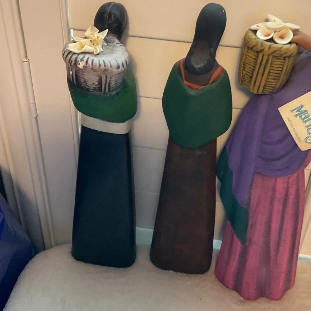 Elegant Multicolor Figurine Set